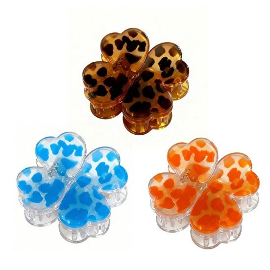 Magnetic Hair Clip Flower Shape Durable Plastic Hair Pin Side Bang Hair Barrette Hair Styling Tool Hair Accessories