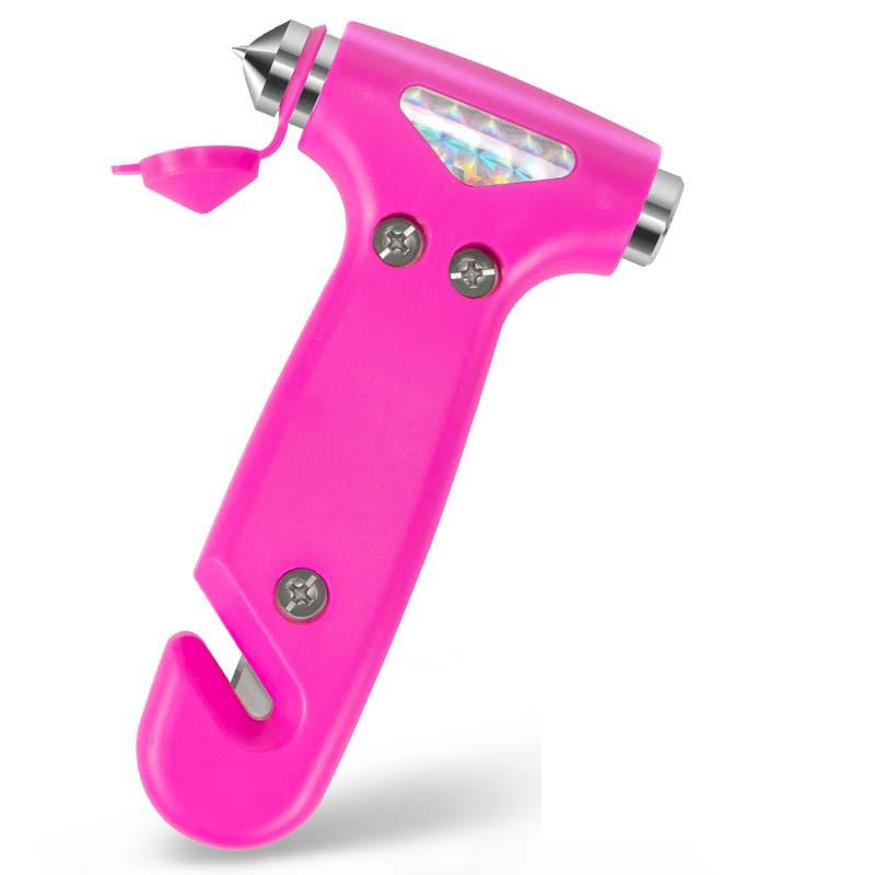 Multifunctional Safety Hammer: Solid Iron, Window Breaker, Line Cutter, Fire Escape Tool