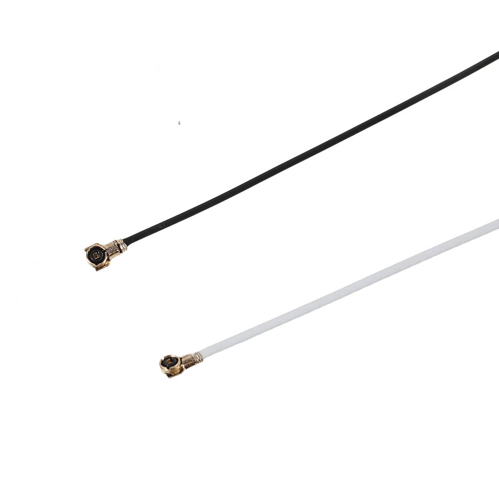 2 Stück/Set OEM Signalantennen-Flexkabel (Schwarz + Weiß) (ohne Logo) für Samsung Galaxy S20 FE/S20 Fan Edition/S20 Lite G780