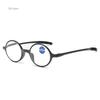 Classical Retro Round Frame Reading Glasses, Flexible Pocket Reader, Presbyopia Glasses, +1.0 To +3.5 Gafas De Lectura Hombre