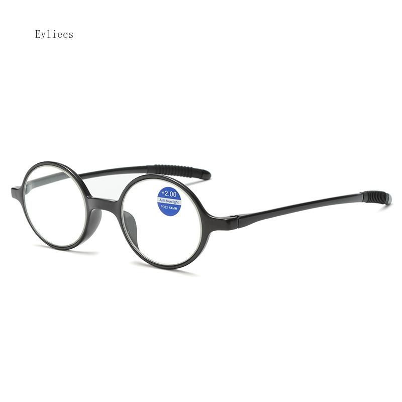 Classical Retro Round Frame Reading Glasses, Flexible Pocket Reader, Presbyopia Glasses, +1.0 To +3.5 Gafas De Lectura Hombre