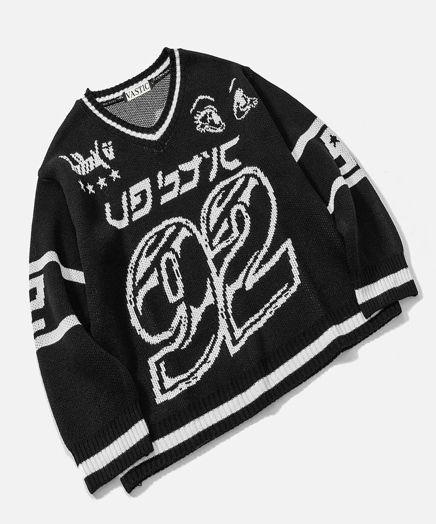 VASTIC 92 Graphic Knit_Black