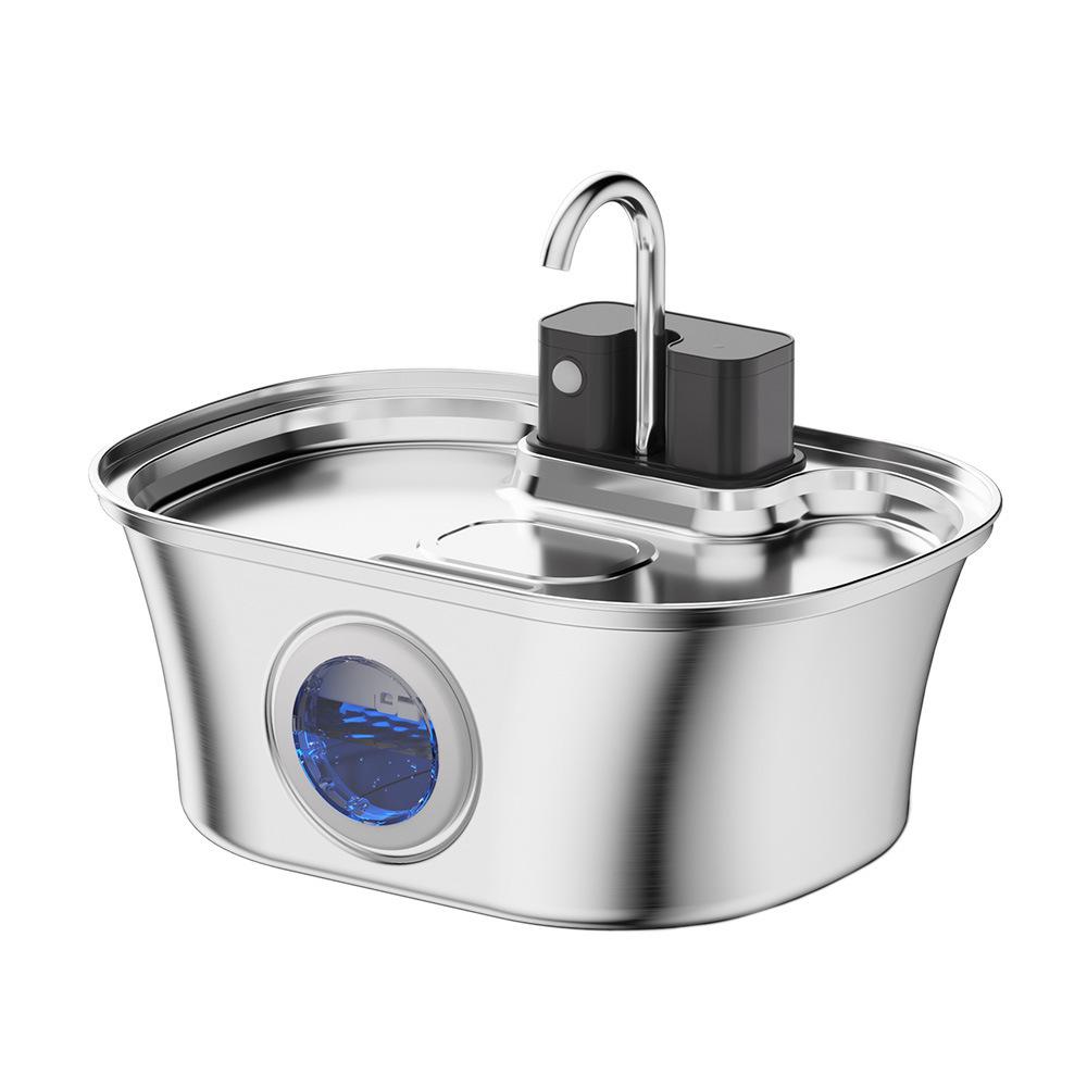 Cross 3.2L USB Smart Stainless Steel Pet Drinking Fountain for Cats and Dogs