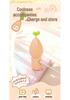 New USB Rechargeable Silent Handheld Cartoon Mini Fan for Kids and Students