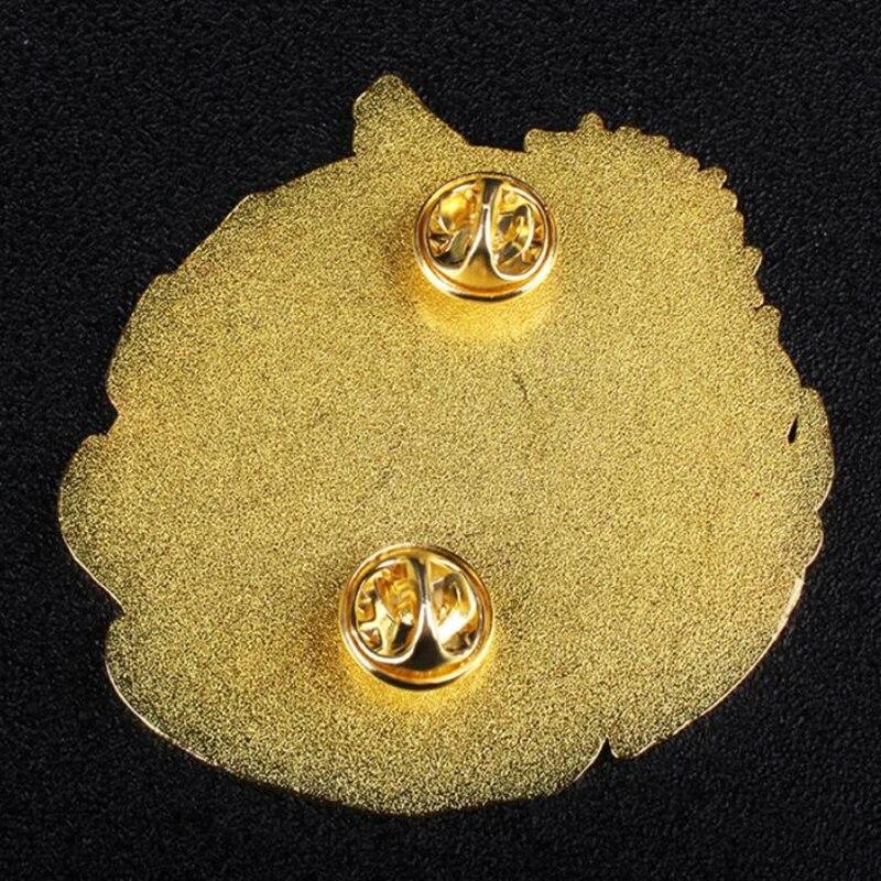 Game Genshin Impact Xiao Hu Tao Ganyu Morax Zhongli Barbatos Venti Cosplay Brooch Pin Badge Metal Prop Decorate