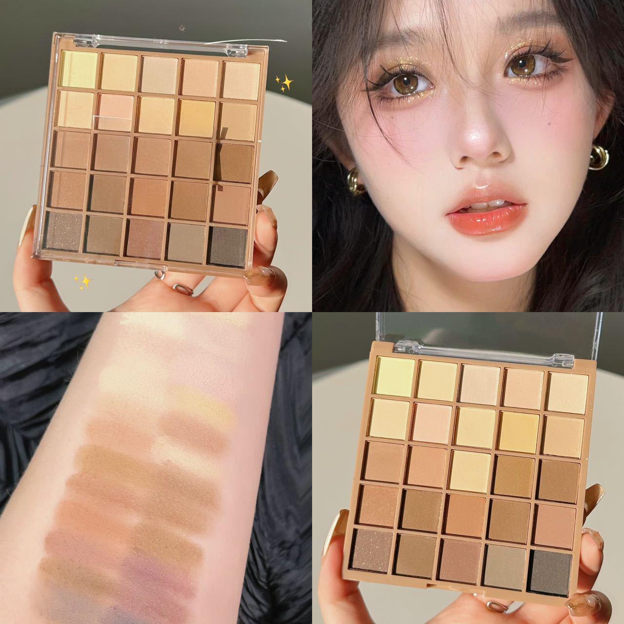 

9/12/15/18/20/25 цветов Матовые блестящие тени для век Палитра теней для век Пигментные тени для век Бриллиантовый мерцающий нюдовый блестящий макияж для глаз Блестящие косметические средства