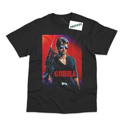 Cobra Movie Poster Inspired Direct To Garment Printed TShirt Unisex T-Shirt