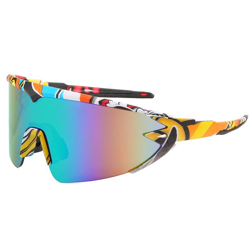 XSY8307 Sports Eyewear Men and Women's Polarized Squared Lens Cycling Glasses for Riding