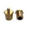 Male Thread Battery Post Adapter Automotive Positive and Negative Battery Terminals Charging Post Connector Brass