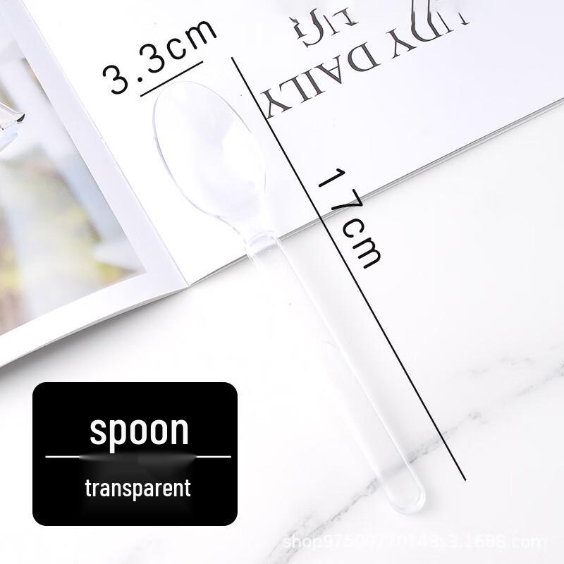 Handun Disposable Transparent Spoons