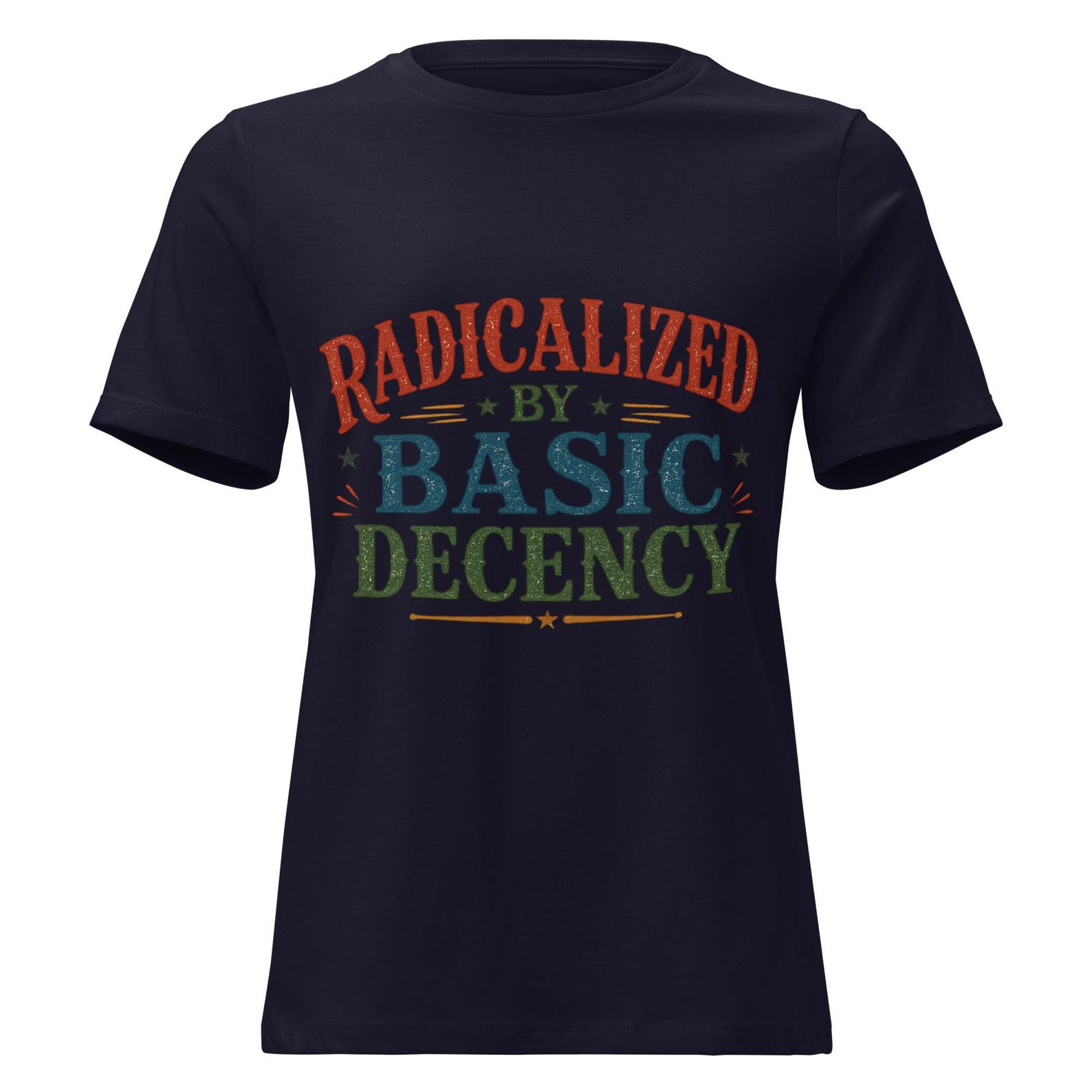 Radicalized By Basic Decency Comfort Colors T-shirt, Activist Tee 2XL