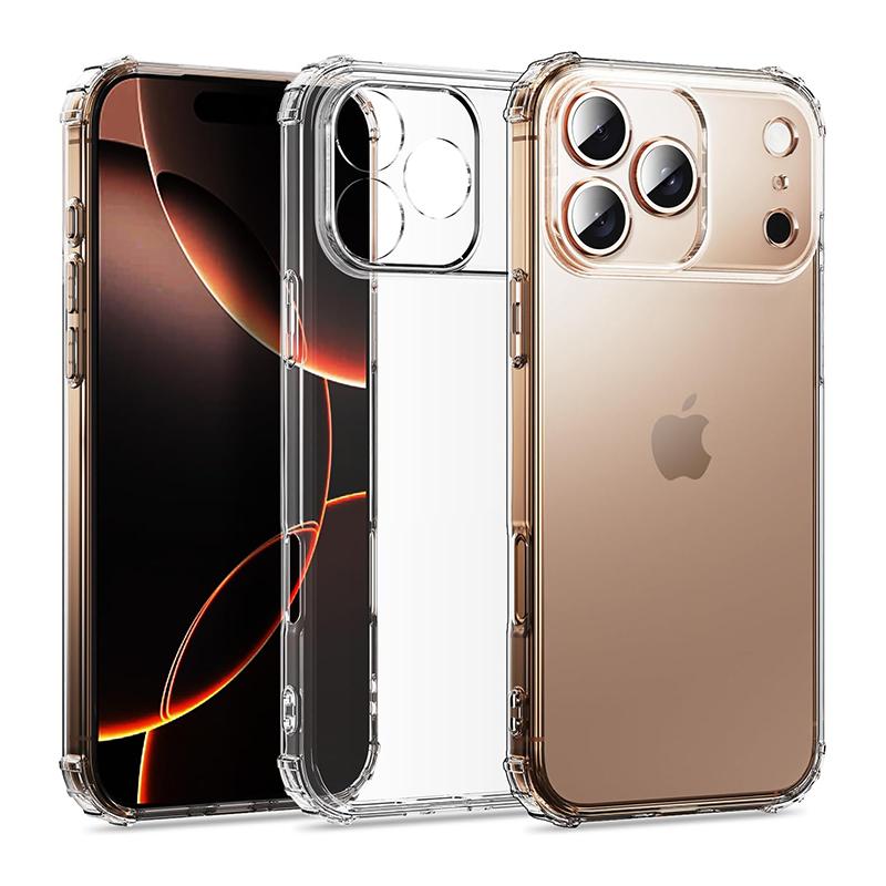 Shockproof Case for iPhone 17 Pro Max Case Ultra Slim Flexible Clear TPU Gel Rubber Soft Silicone Phone Cover for iPhone 17 Air iPhone Air