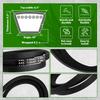 2 Pack Replacement V-Belt for Swisher 6046 Mowers (47'' Length X 1/2" Width)