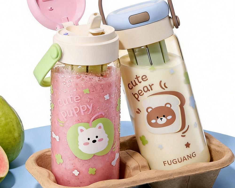 Rich Light Fun Pops Straw Water Cup