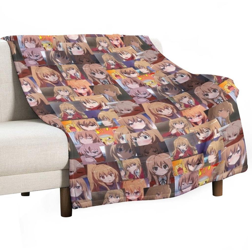 Taiga // Toradora! Überwurfdecke Bett Niedlich Kariert Sofa Für Babydecken