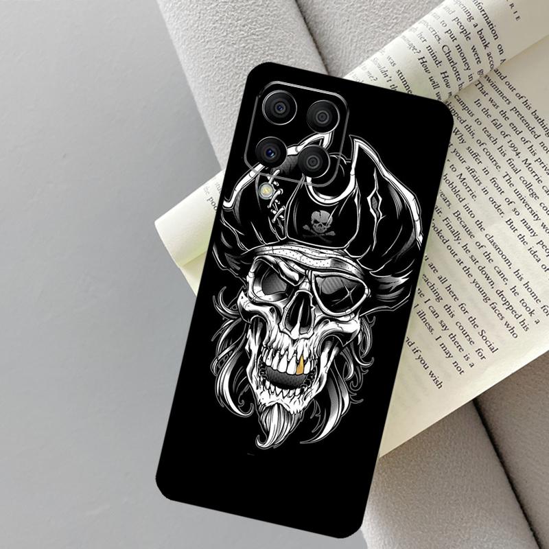 Pirate Skull For Samsung Galaxy M13 M33 M14 M12 M32 M52 M31 M55 M15 M11 M21 M35 M53 M34 M54 M06 M16 Case