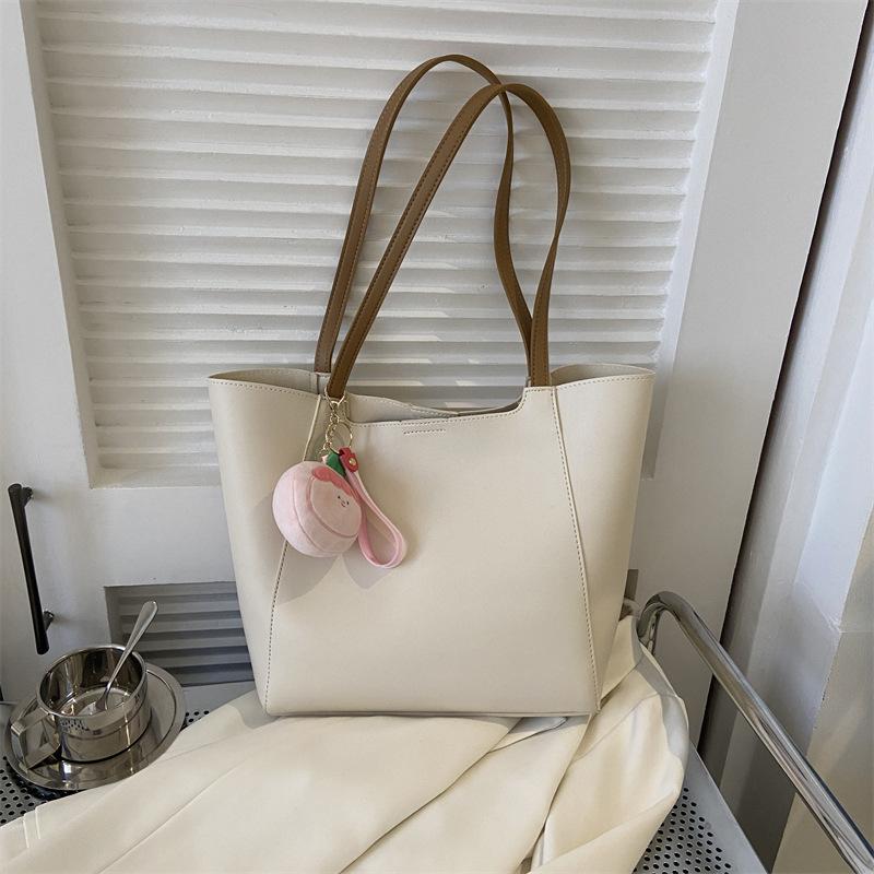 Hand carry fashion casual tote bag women's winter new retro trend shoulder bag feeling versatile women's bag
