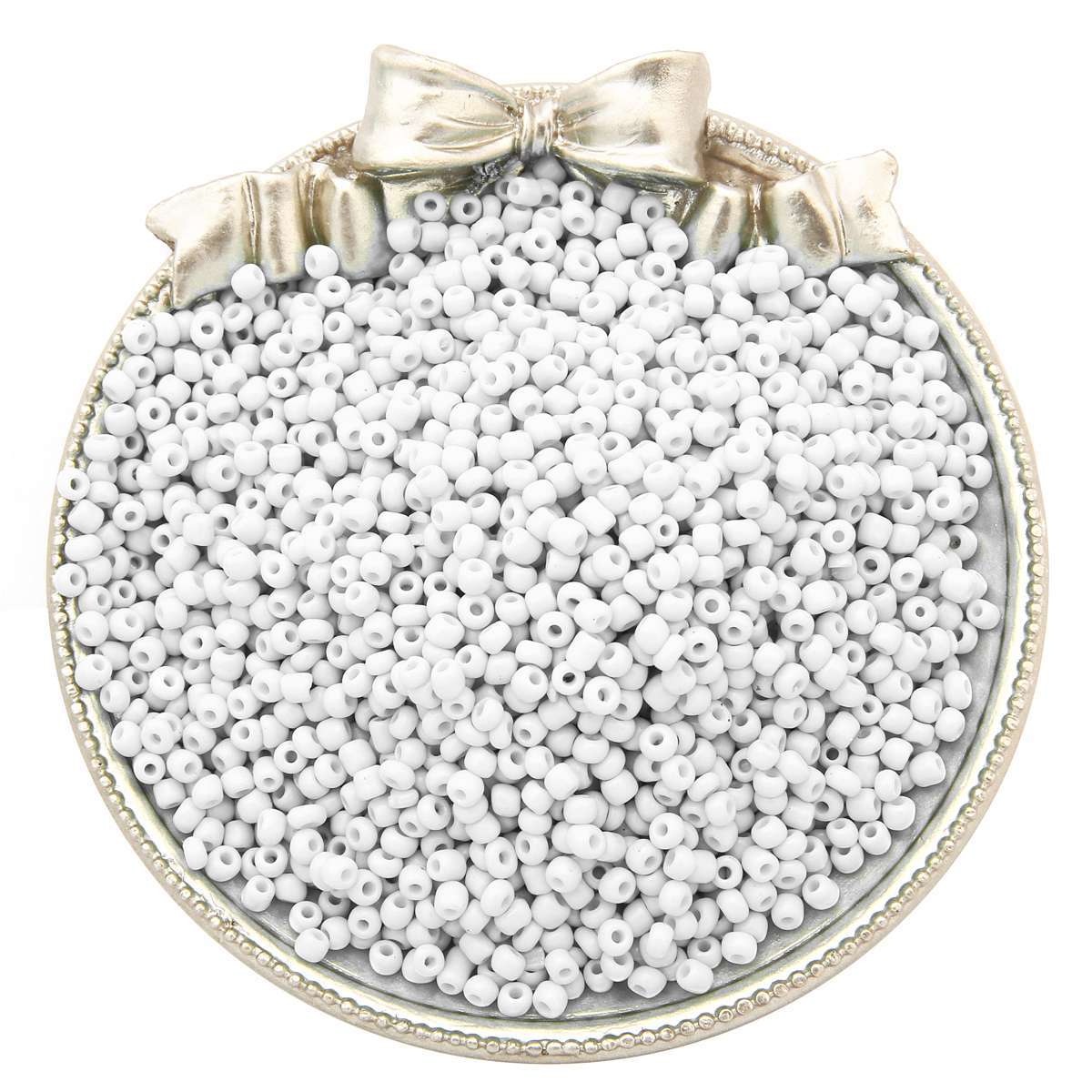 

1000 шт., 30 г, 3 мм, очаровательные блестящие стеклянные бусины для выпечки, блестящие стеклянные бусины для изготовления ювелирных изделий, браслет «сделай сам», аксессуары ручной работы solid color белый