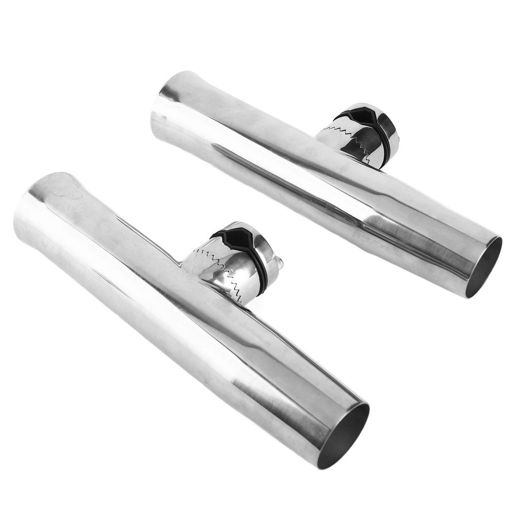 Stainless Steel Fishing Rod Holders 7 8 1in Rail Mount Fishing Pole Bracket Support