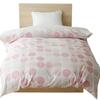 Merry Night Duvet Single 150 X 210 Comfortable To the "Natural Dot" Cover, Pink, Long, Approx. Cm, 100% Cotton, Moisture-Wicking, Breathable, Touch,