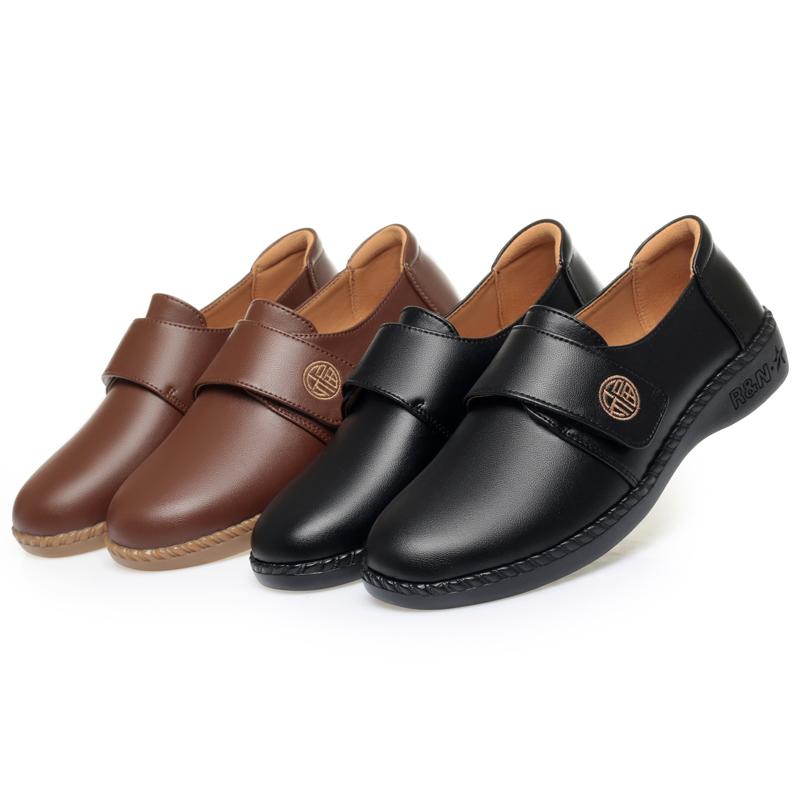 Fashion AIYUQI 2025 new women's loafers Non-slip and comfortable flat soles Women shoes Large size shoes for middle-aged mothers female