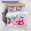 3pcs Kirby Cover Set - Personalized Name, HD Printed Bedding with 1 Cover and 2 Pillowcases - Perfect for Home Decor, Easy Care