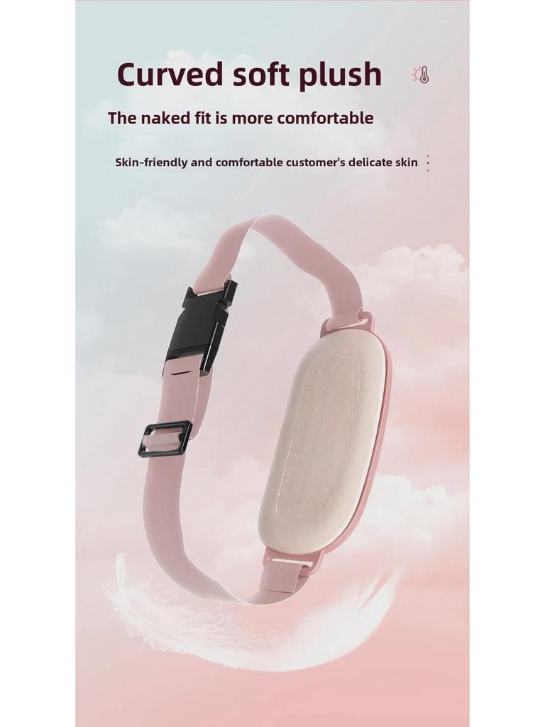 Ultra-Thin Rechargeable Menstrual Warming Belt with Vibration Massage