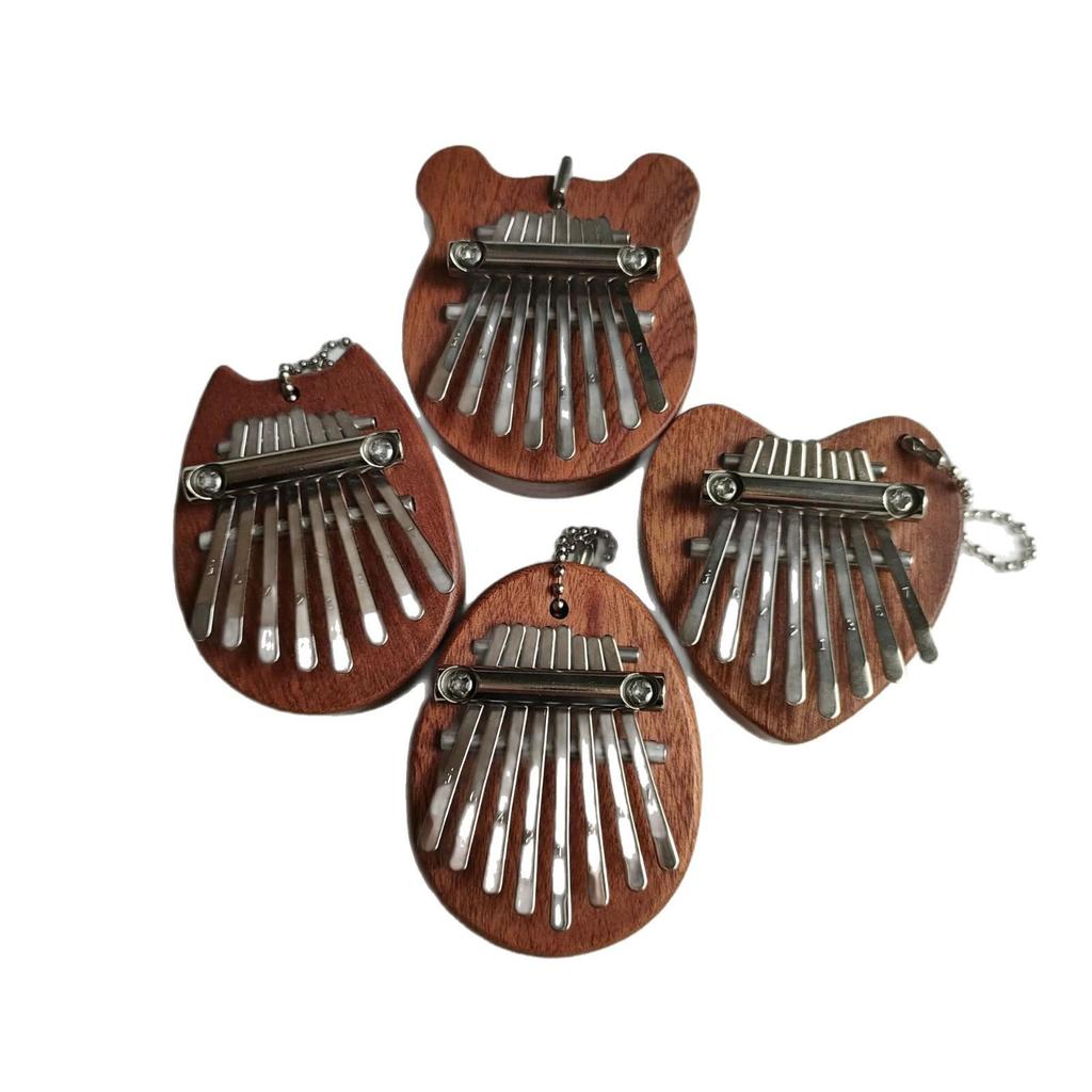 Daumenklavier-Anhänger: Mini 8-Noten Kalimba Fingerklavier