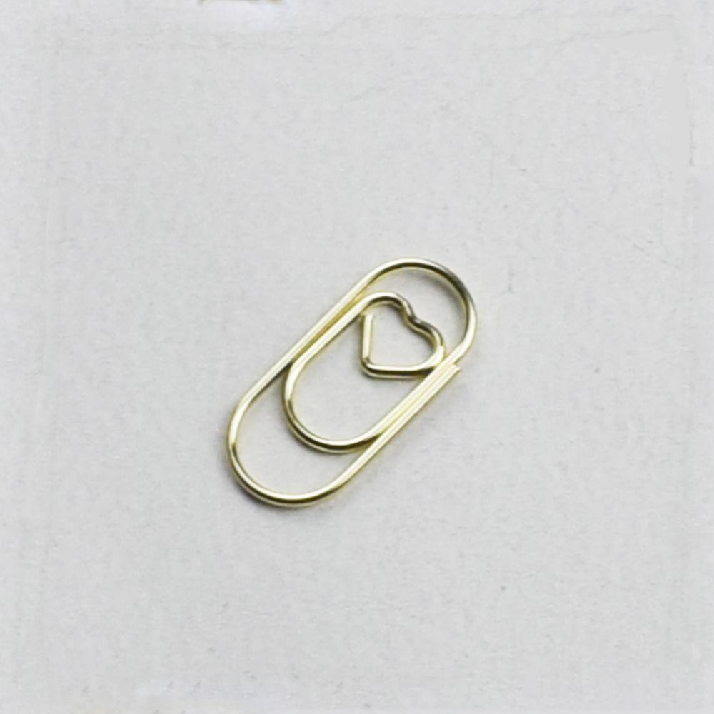 

10 шт. Мини металлические скрепки для бумаги Закладка Биндер Маркировочные скрепки Школьные офисные аксессуары золотистый