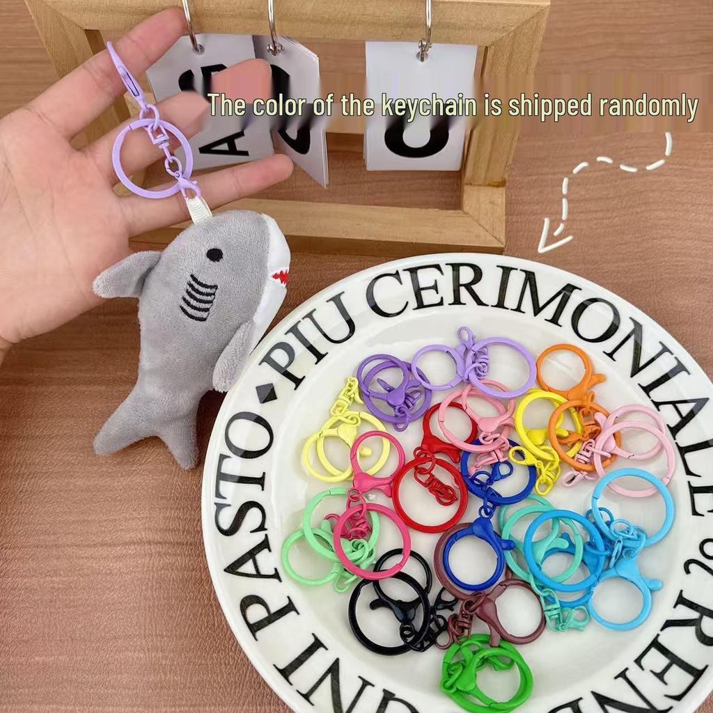 Süßer Plüschhai Schlüsselanhänger & Taschenanhänger