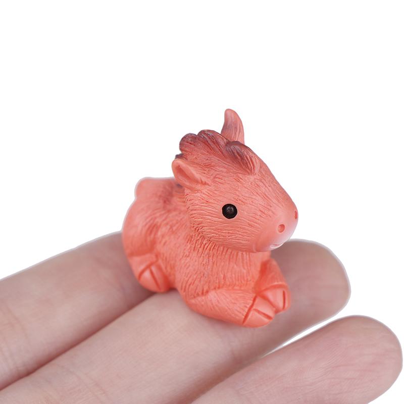 1PC Miniature 12 Zodiac Resin Doll Figurines Crafts Realistic Animals For Micro Landscape Scene Decoration DIY Accessories