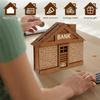 J1UL1N 2000 Euro Wooden Piggy Bank For Adults Children Piggy Bank Money Bank Wooden Crafts Reusable Piggy Bank