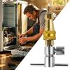 Refrigerator Quick Connector Brass Washer 1/4 Inch Quick Connect Unclogging Tools Parts Multi-Purpose Refrigerator Adapter