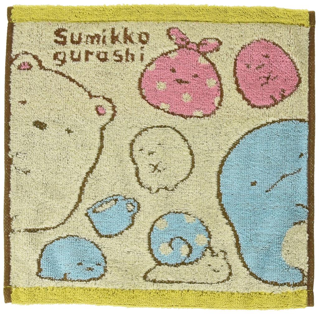 Marushin Sumikko Gurashi Hand Fluffy Available in 3 6575009300 Towel, Cotton, Sizes,