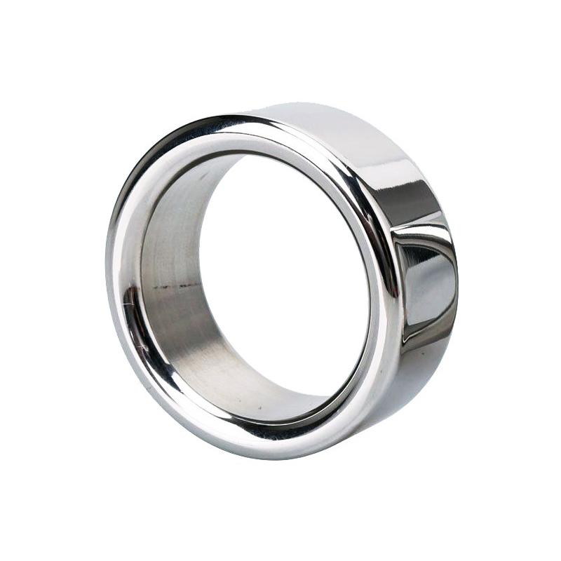Stainless Steel Penis Cock Ring Penis Weight Sex Toy For Men Delay Ejaculation Bondage Lock Metal Rings Scrotum Stretcher Sextoy