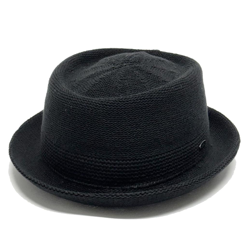 Ruben BLACK CLECTION Knitted Thermo Pork All One Size Fits Black Custom-Made Cotton-Polyester Hat, Pie, Season, All,