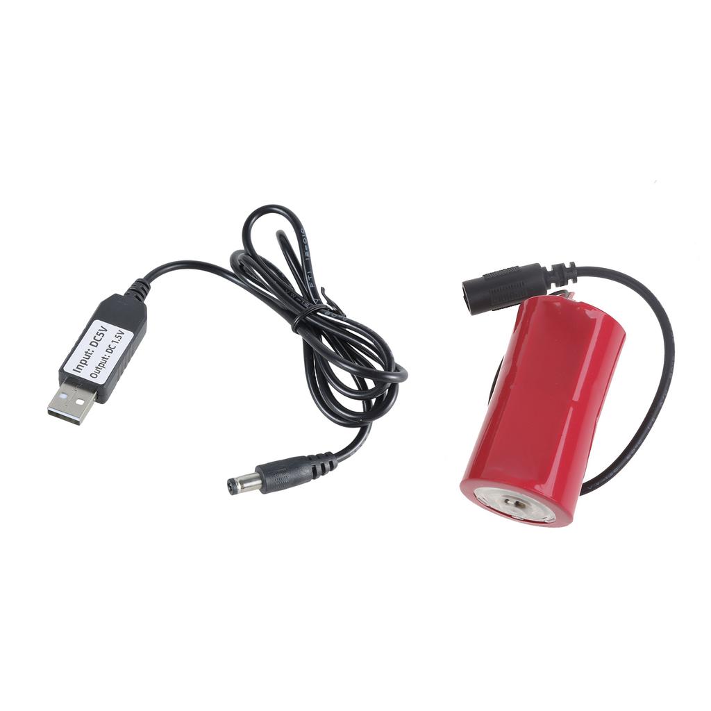 USB auf 1,5V LR20 D Batterie-Eliminatoren Konverter Kabel Stromkabel für Gaswasserheizer und Herde Werkzeuginstrumente