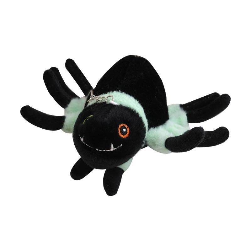 Adorable Cute Plush Spider Keychain Charm Soft Toy Doll Cartoon Accessory 12cm