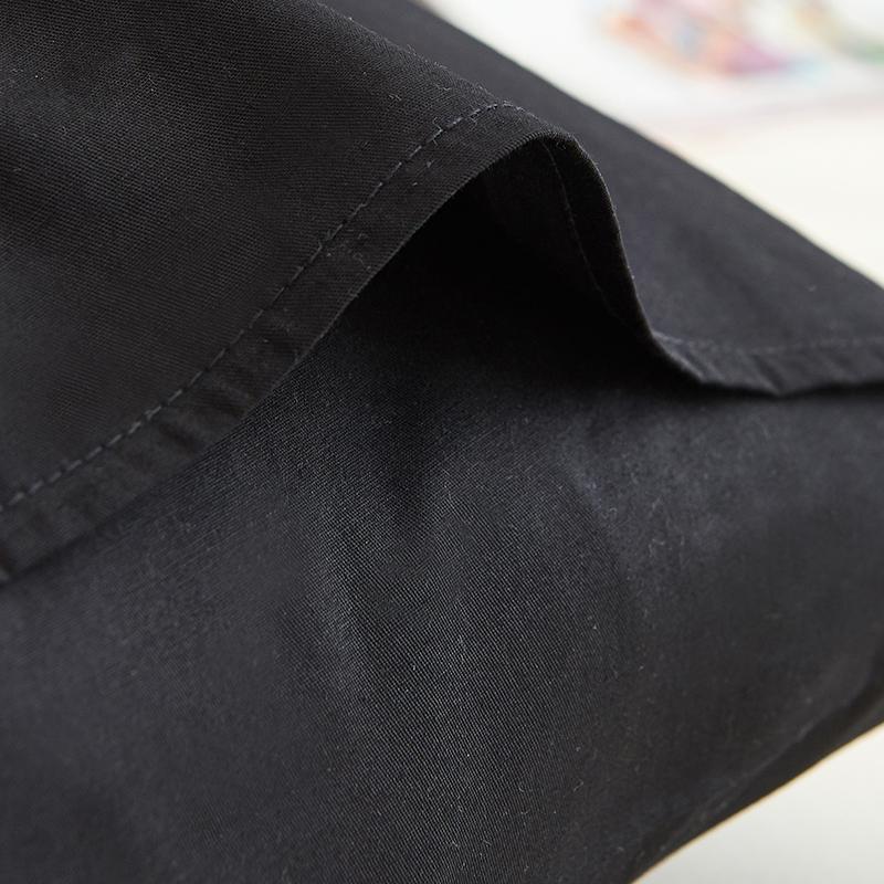 Pure Cotton Pillowcase High-Quality Envelope Pillowcover Solid Color Bedding Pillow Case 40x60 50x90 Sleep Pillow Cover