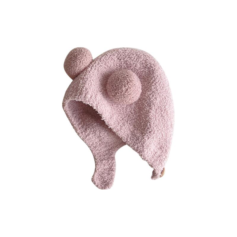 Pompom Baby Winter Hat Fleece Warm Infant Bonnet Newborn Beanie Cute Toddler Cap Baby Boys Girls Accessories Kids Hats 3-24M
