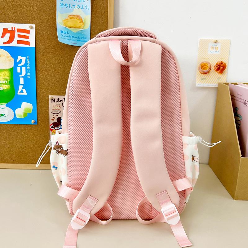 Schoolbag New Lightweight High-value Schoolbag Cute Backpack Primary School High School Students Large Capacity Versatile Backpack