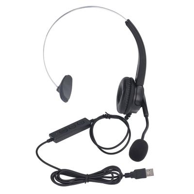 Cuffie per Call Center con Cancellazione del Rumore Ergonomiche Cablate per Servizio Clienti per Chiamate in Ufficio a Casa
