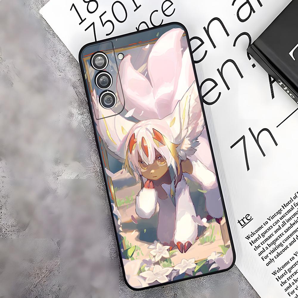 Vintage Anime Made In Abyss Phone Case For Samsung S26 S25 Edge S24 S23 S22 S21 S20 Ultra Plus Fe Galaxy A54 A53 A34 A25 A16 Cov