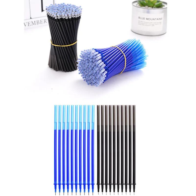 23PCS Erasable Pen Elementary School Erasable Pens Washable Rods Red Black Blue Washing Gel Write Erase Ink Refills Stationery
