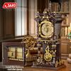 JAKI Retro Mechanical Pendulum Clock Building Blocks Assembly Toy Model European Style Home Decor Items Collectible Holiday Gift