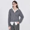 Chuyu Women's 2025 Spring Retro Cable Knit Short Cardigan