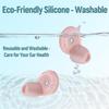 Ear Plugs for Sleeping Noise Cancelling, Dual-Core Filter, Reusable Hearing Protection – Up To 48dB Noise Reduction, Flexible Silicone – Ideal