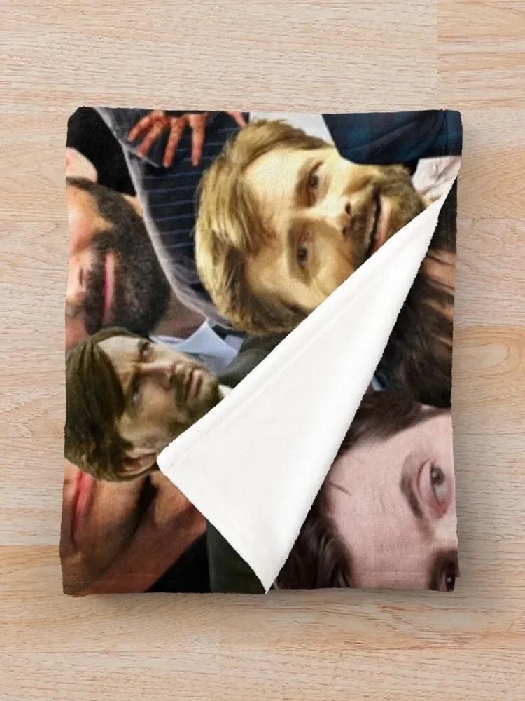 david tennant collage Throw Blanket Tourist Blanket manga