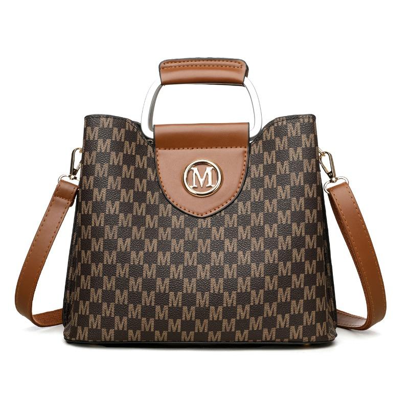 

Новая темпераментная мама среднего возраста модная сумочка новая ретро большая вместимость на плечо мессенджер женская сумка тренд коричневый