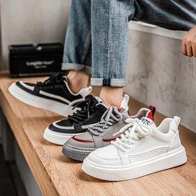 Męskie Casualowe Cztery Pory Roku Moda Studenci Wygodne Sneakersy Chłopcy Modne Miękka Podeszwa Oddychające Buty